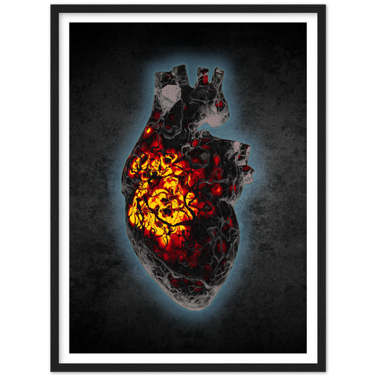 HEART By Desert Lashes 2021 Classic Semi-Glossy Paper Wooden Framed Poster