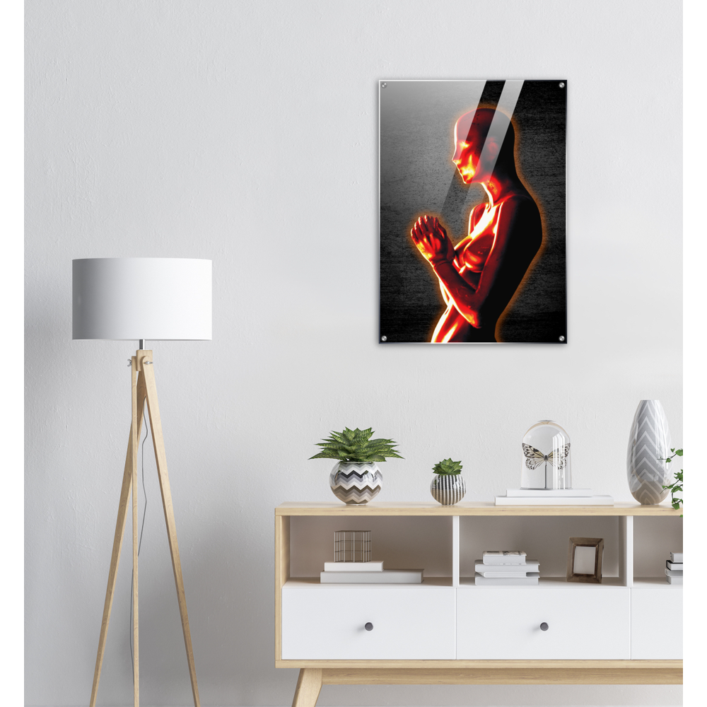 AGAINST THE WALL By Desert 2021 Lashes Acrylic Print