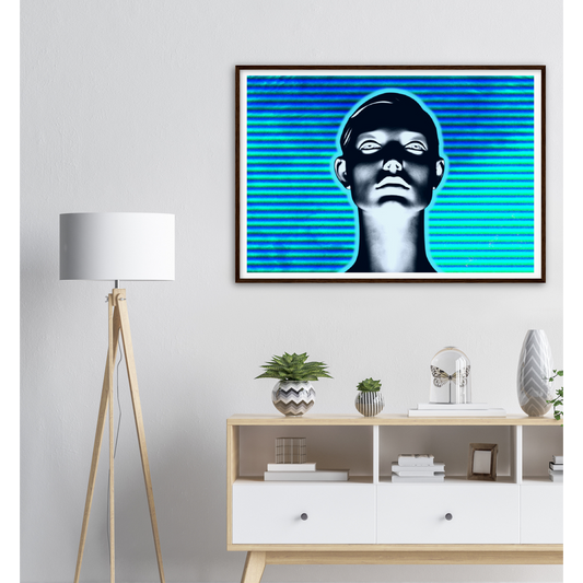 Electric Mood  By Desert Lashes Archival Matte Paper Wooden Framed Poster