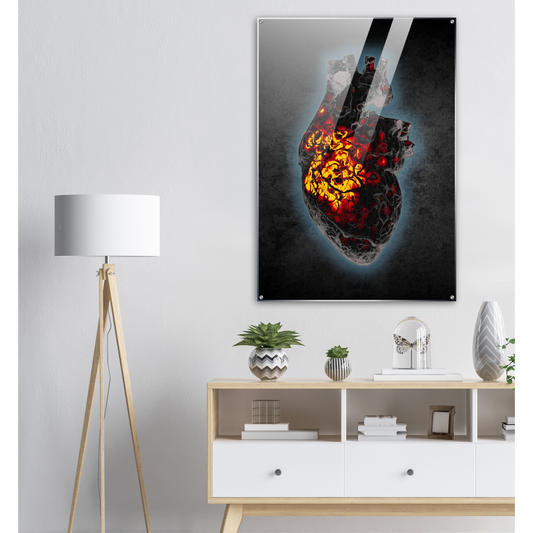 HEART By Desert 2021 Lashes Acrylic Print
