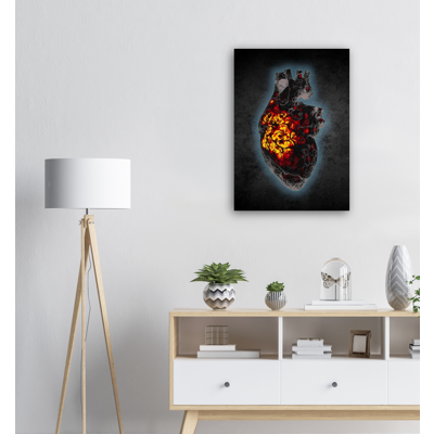 BURNING HEART By Desert Lashes 2021 Premium Museum-quality poster