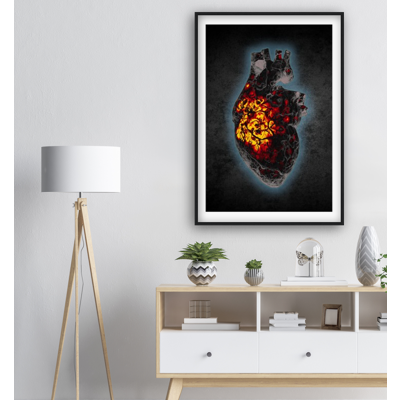 HEART By Desert Lashes 2021 Classic Semi-Glossy Paper Wooden Framed Poster