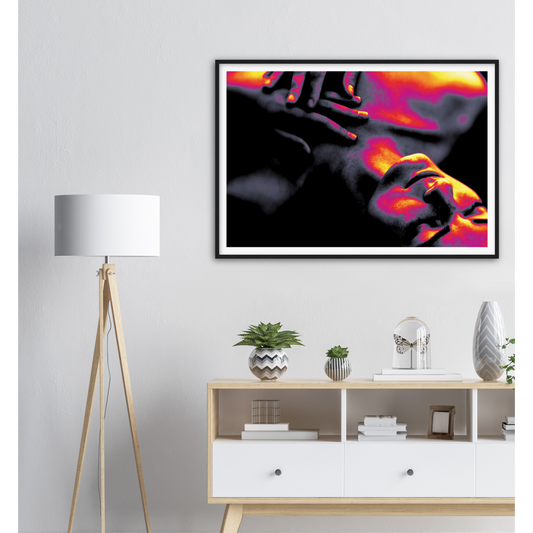 MOMENTARY WARMTH By Desert Lashes Archival Matte Paper Wooden Framed Poster