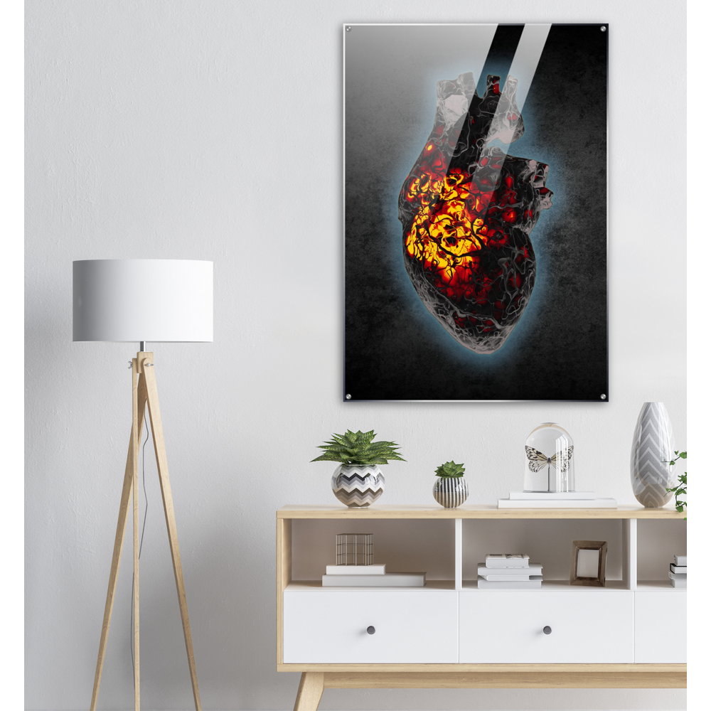 HEART By Desert 2021 Lashes Acrylic Print