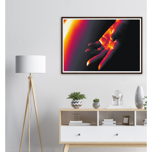 REACHING OUT By Desert Lashes Archival Matte Paper Wooden Framed Poster