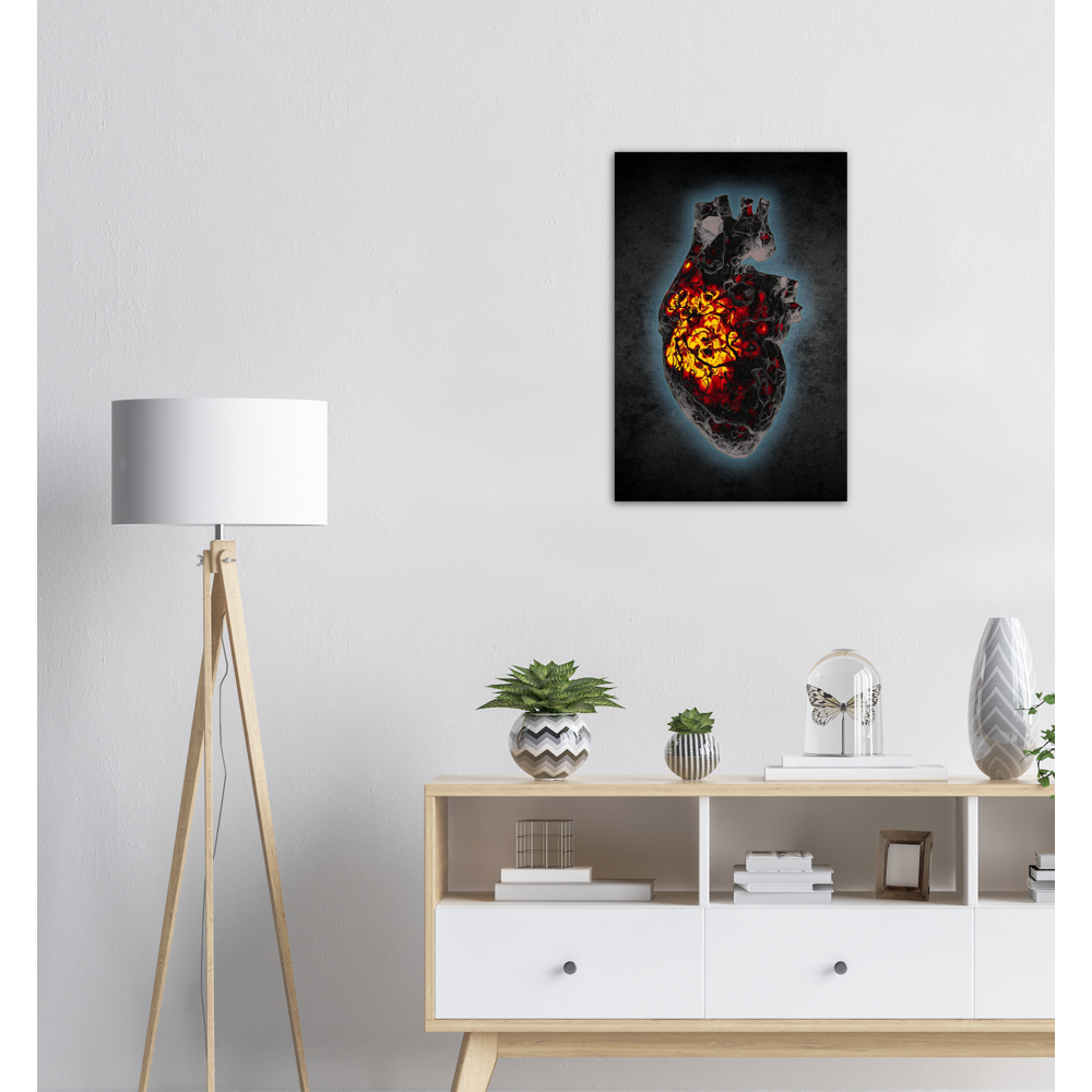 BURNING HEART By Desert Lashes 2021 Premium Museum-quality poster