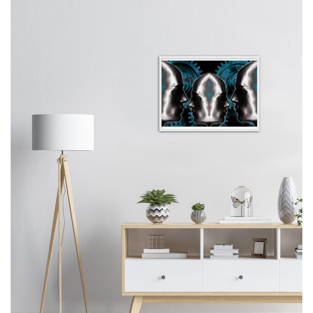 THE MACHINE By Desert Lashes 2022 Archival Matte Paper Wooden Framed Poster