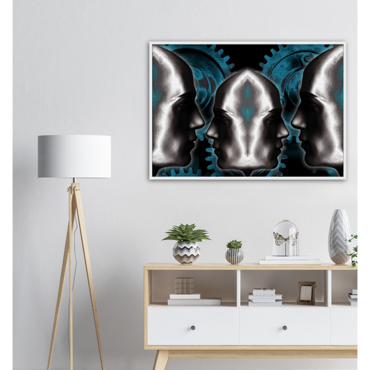 THE MACHINE By Desert Lashes 2022 Archival Matte Paper Wooden Framed Poster