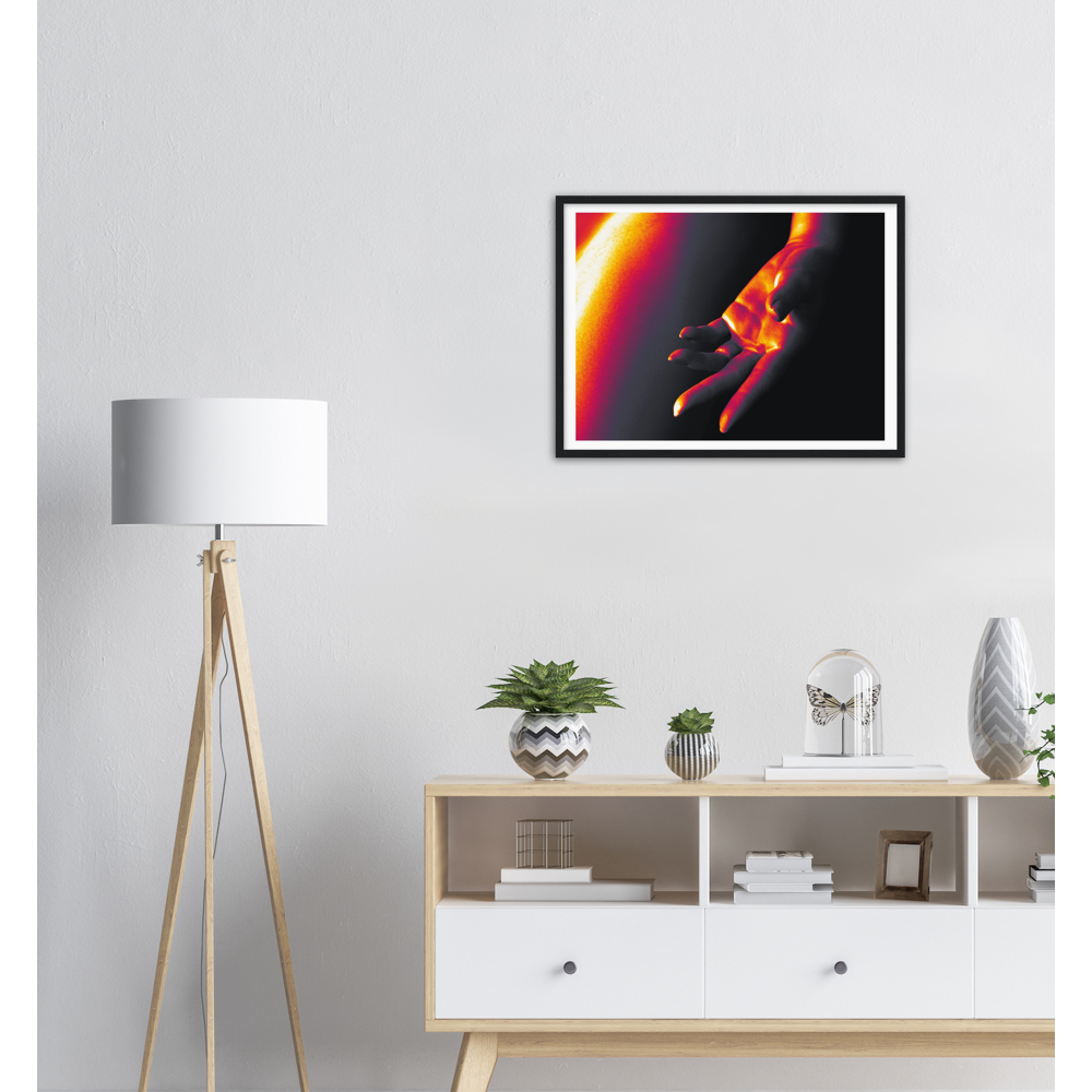 REACHING OUT By Desert Lashes Archival Matte Paper Wooden Framed Poster