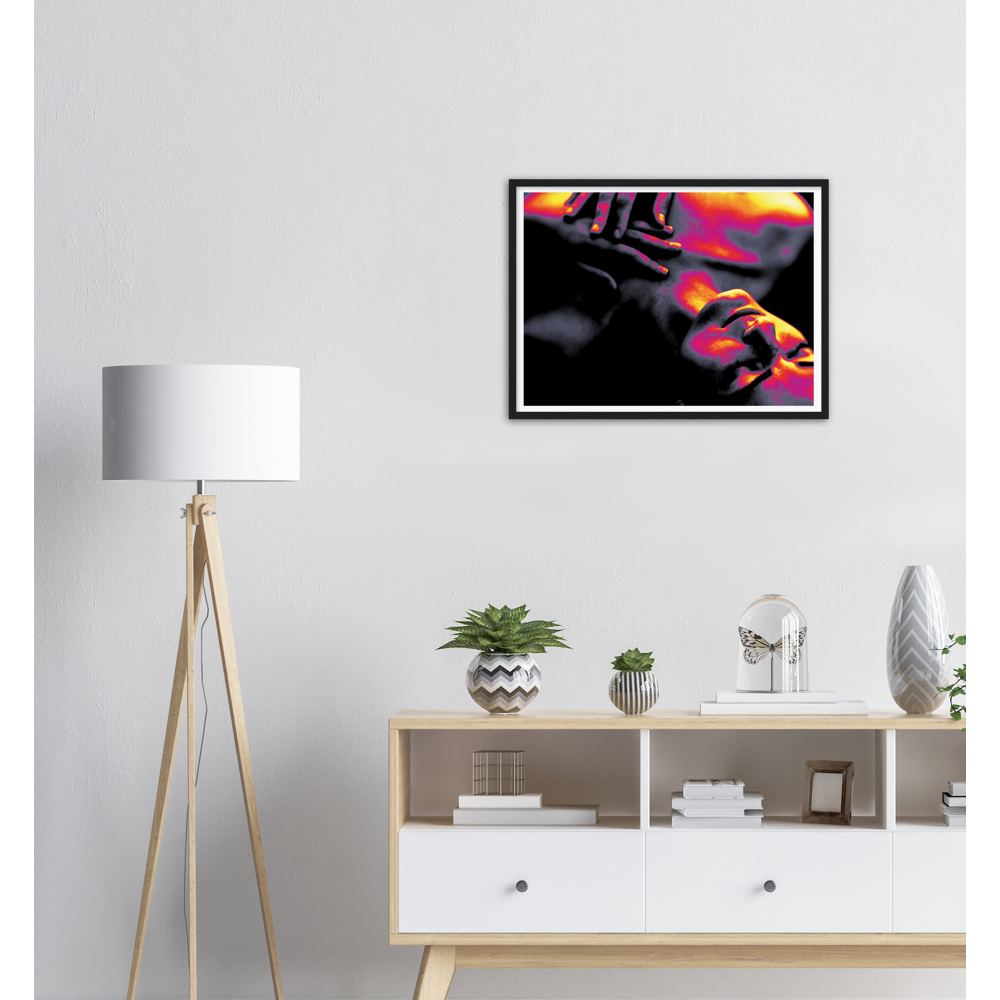 MOMENTARY WARMTH By Desert Lashes Archival Matte Paper Wooden Framed Poster